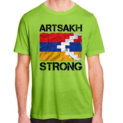 Armenia Flag Artsakh Strong Protest Adult ChromaSoft Performance T-Shirt