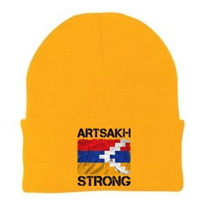 Armenia Flag Artsakh Strong Protest Knit Cap Winter Beanie