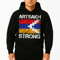 Armenia Flag Artsakh Strong Protest Hoodie