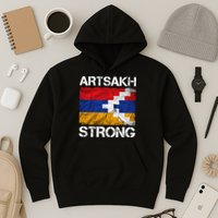 Armenia Flag Artsakh Strong Protest Hoodie