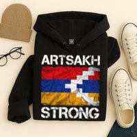 Armenia Flag Artsakh Strong Protest Hoodie