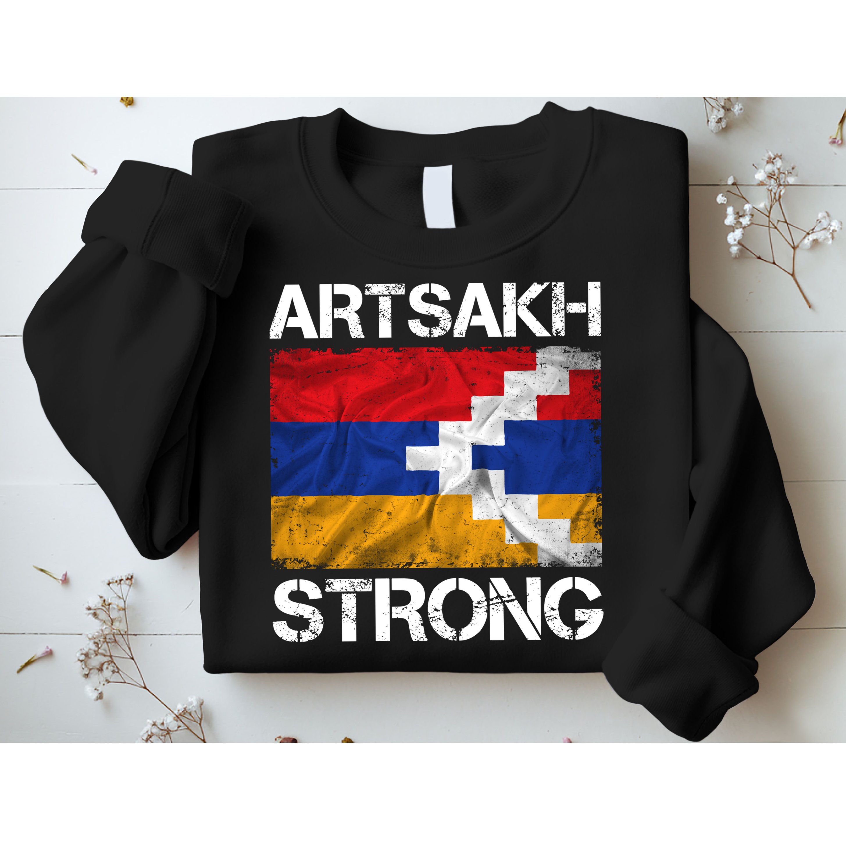 Armenia Flag Artsakh Strong Protest Sweatshirt