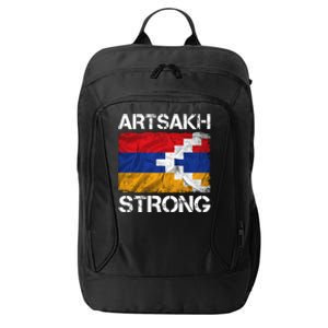 Armenia Flag Artsakh Strong Protest City Backpack