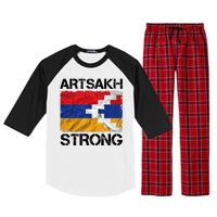 Armenia Flag Artsakh Strong Protest Raglan Sleeve Pajama Set