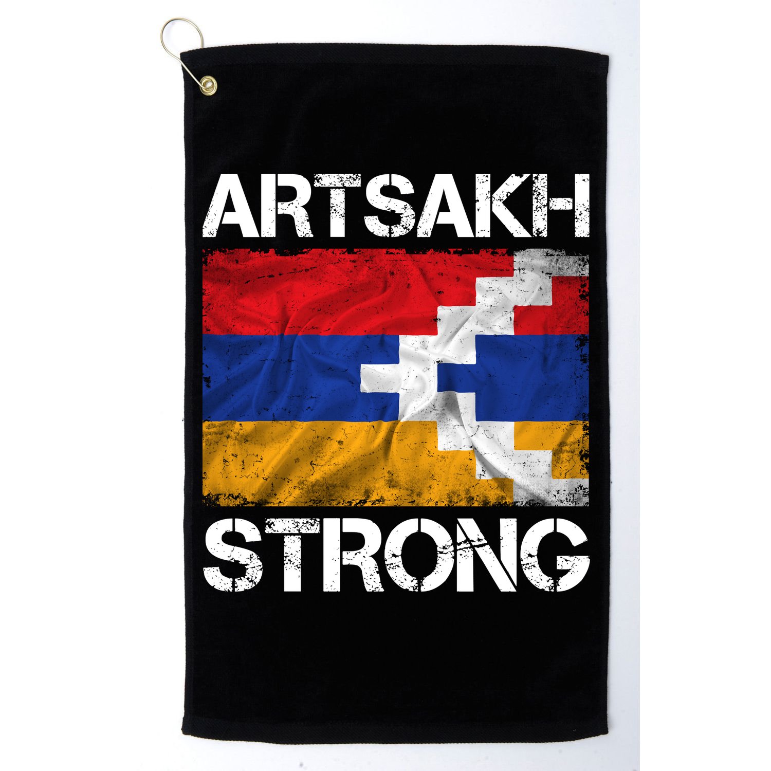 Armenia Flag Artsakh Strong Protest Golf Towel