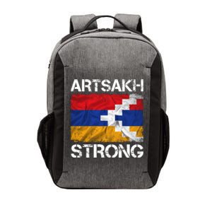 Armenia Flag Artsakh Strong Protest Vector Backpack