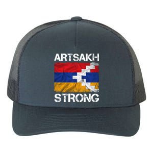 Armenia Flag Artsakh Strong Protest Yupoong Adult 5-Panel Trucker Hat