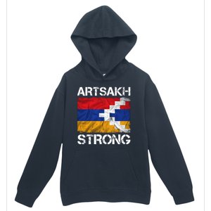 Armenia Flag Artsakh Strong Protest Urban Pullover Hoodie