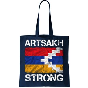 Armenia Flag Artsakh Strong Protest Tote Bag