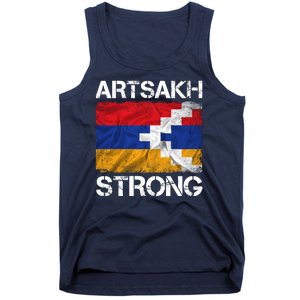 Armenia Flag Artsakh Strong Protest Tank Top