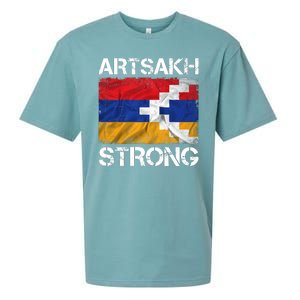 Armenia Flag Artsakh Strong Protest Sueded Cloud Jersey T-Shirt