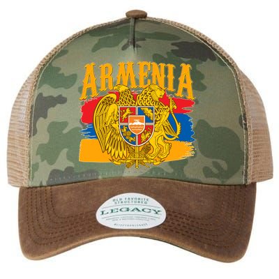 Armenia Flag Crest Artsakh Protest  Legacy Tie Dye Trucker Hat