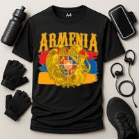 Armenia Flag Crest Artsakh Protest  Cooling Performance Crew T-Shirt