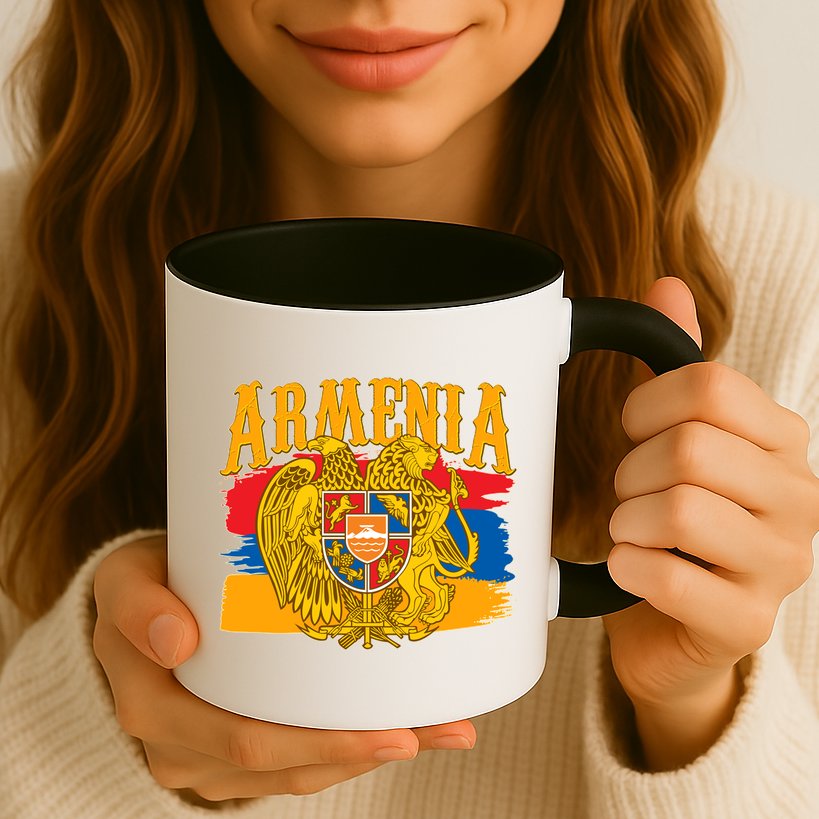 Armenia Flag Crest Artsakh Protest  Mug