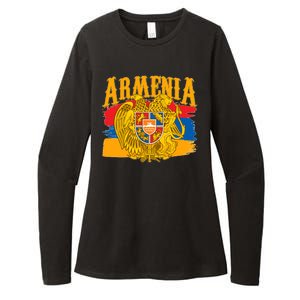 Armenia Flag Crest Artsakh Protest  Womens CVC Long Sleeve Shirt