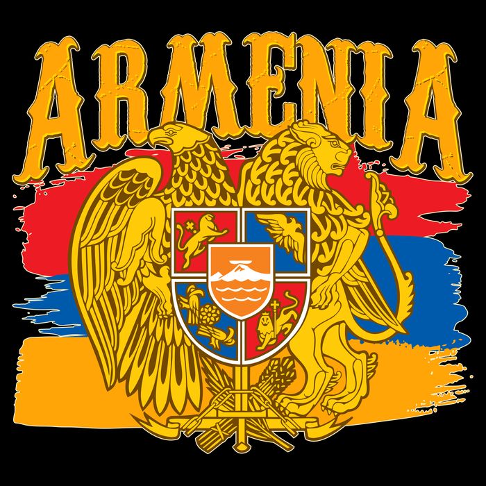 Armenia Flag Crest Artsakh Protest  Baby Bodysuit
