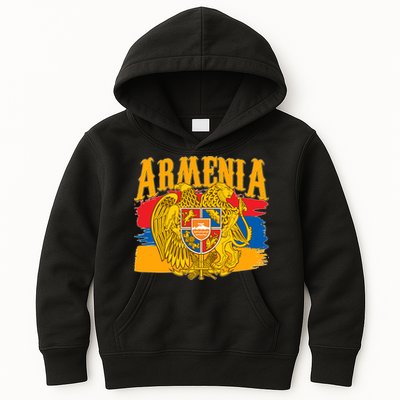 Armenia Flag Crest Artsakh Protest  Kids Hoodie