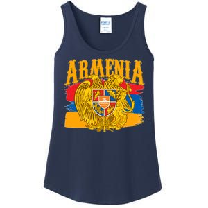 Armenia Flag Crest Artsakh Protest  Ladies Essential Tank