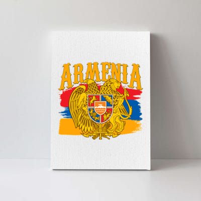 Armenia Flag Crest Artsakh Protest  Canvas