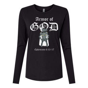 Armor Of God Womens Cotton Relaxed Long Sleeve T-Shirt