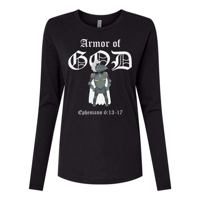 Armor Of God Womens Cotton Relaxed Long Sleeve T-Shirt