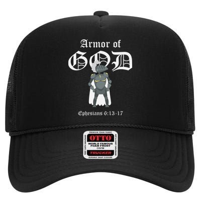 Armor Of God High Crown Mesh Back Trucker Hat