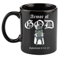 Armor Of God 11oz C Handle Ceramic Mug