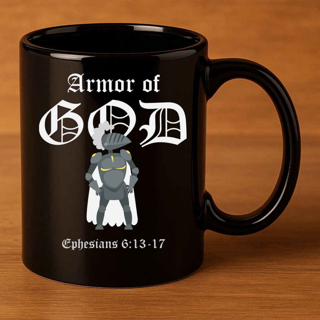 Armor Of God 11oz C Handle Ceramic Mug