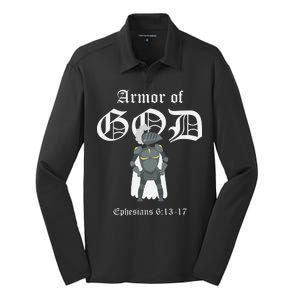 Armor Of God Silk Touch Performance Long Sleeve Polo