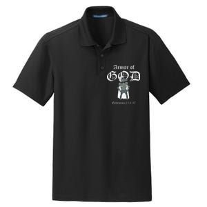 Armor Of God Dry Zone Grid Polo