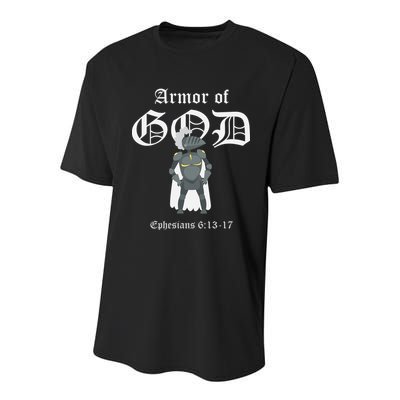 Armor Of God Youth Performance Sprint T-Shirt