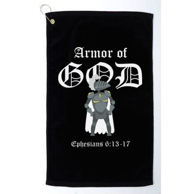 Armor Of God Platinum Collection Golf Towel