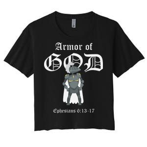 Armor Of God Women's Crop Top Tee