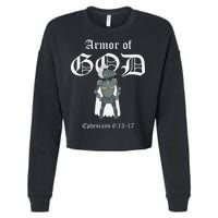 Armor Of God Cropped Pullover Crew