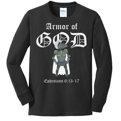 Armor Of God Kids Long Sleeve Shirt