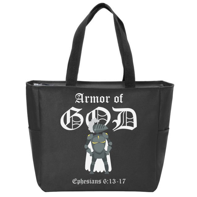Armor Of God Zip Tote Bag