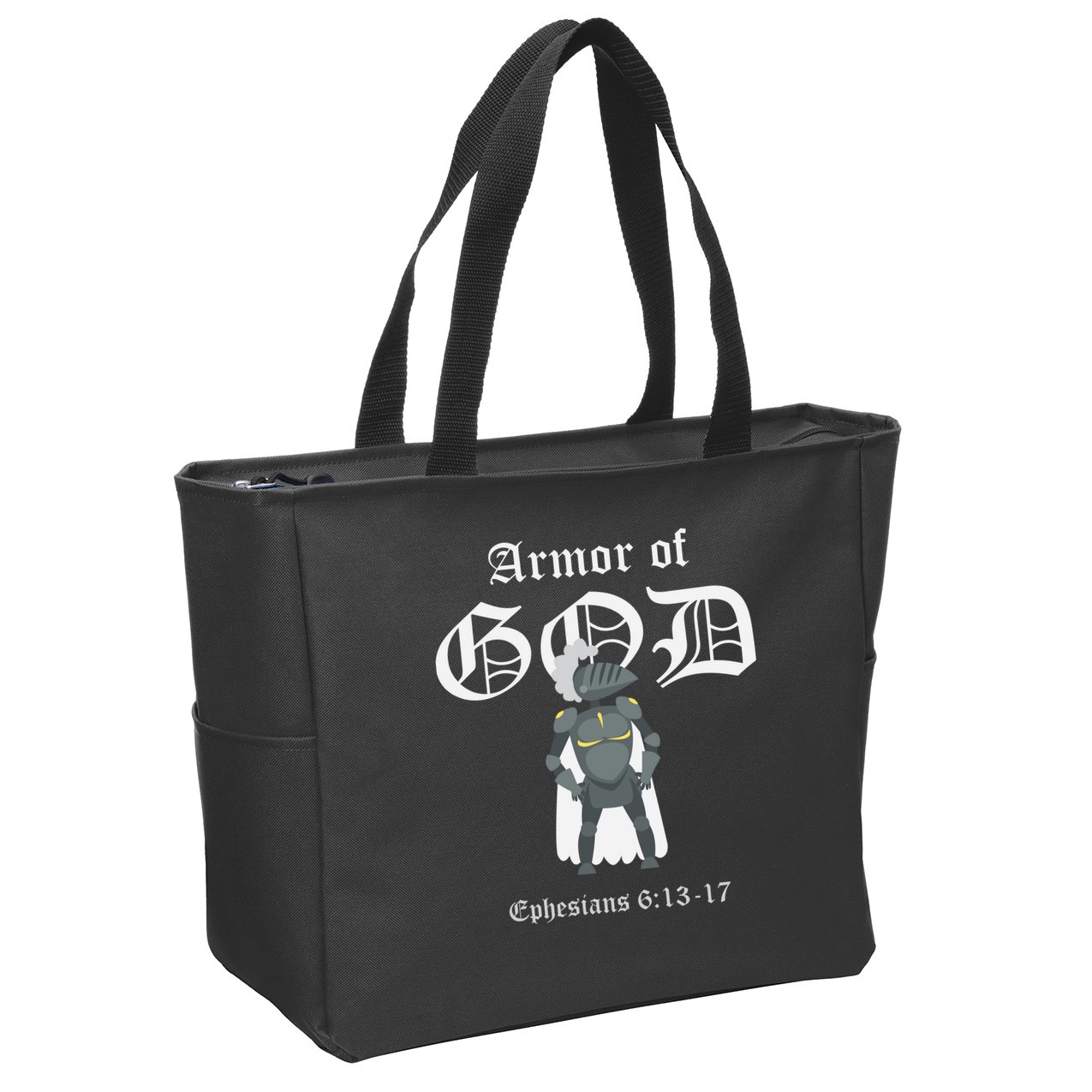 Armor Of God Zip Tote Bag