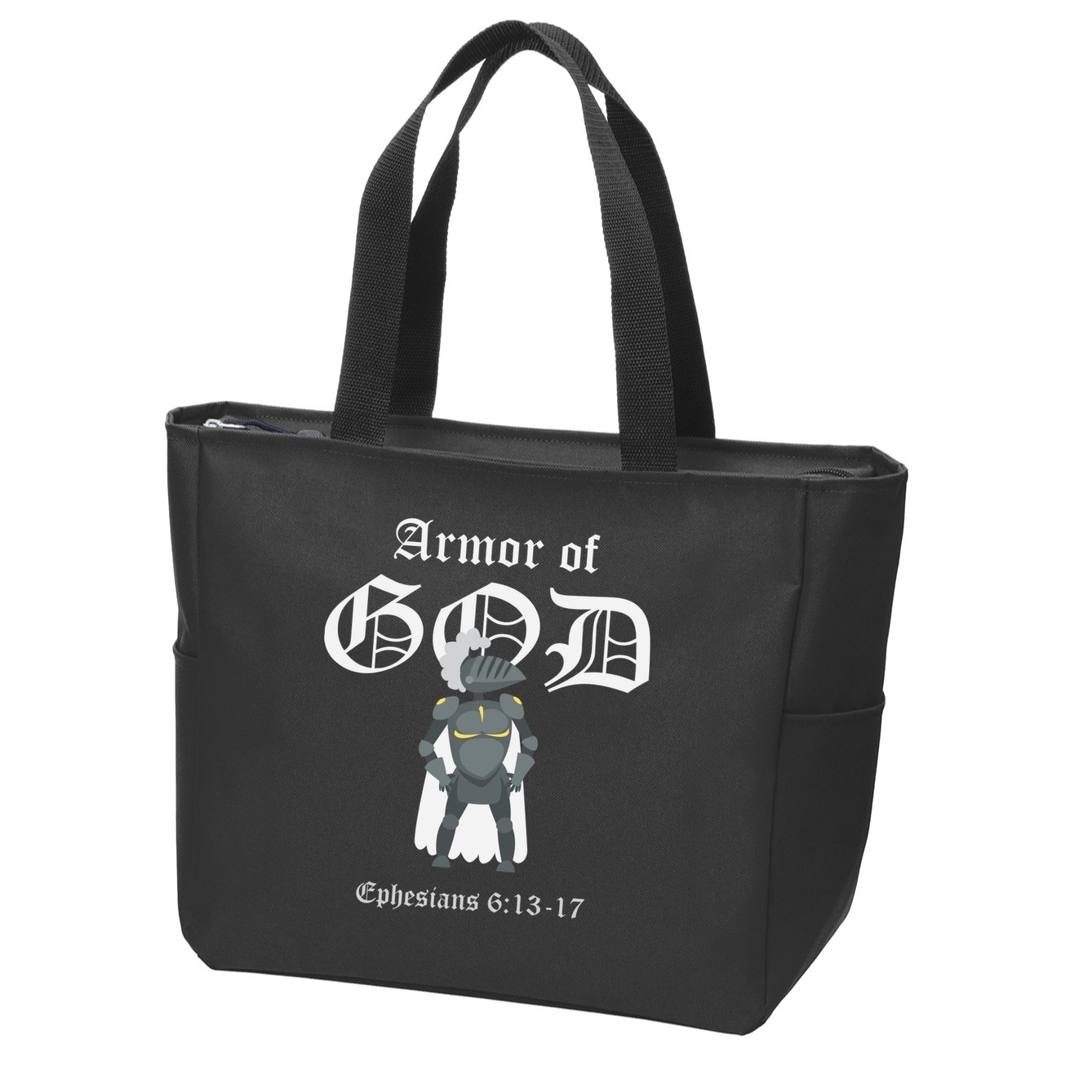 Armor Of God Zip Tote Bag