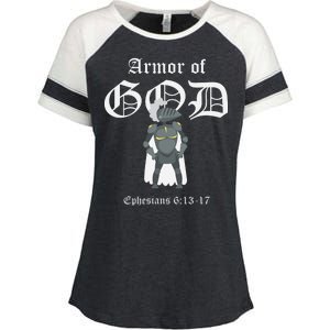 Armor Of God Enza Ladies Jersey Colorblock Tee