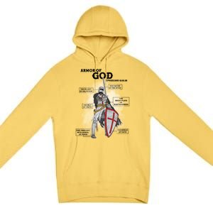 Armor Of God Ephesian 6:10-18 Premium Pullover Hoodie