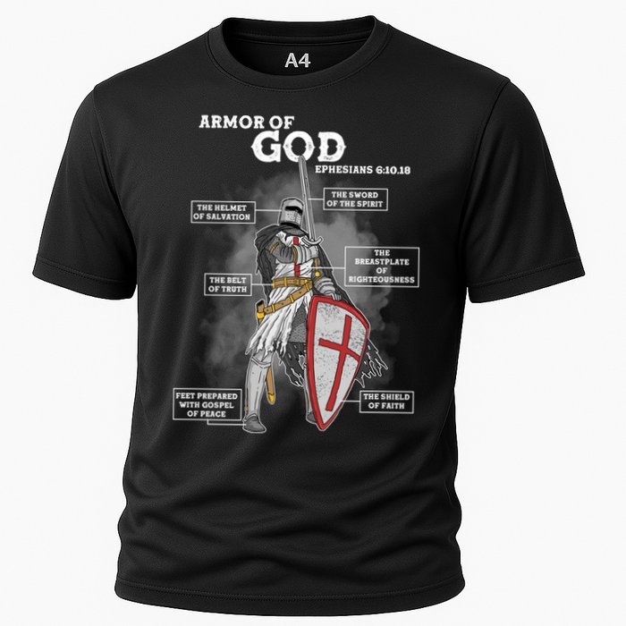 Armor Of God Ephesian 6:10-18 Cooling Performance Crew T-Shirt