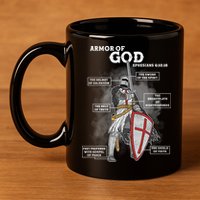 Armor Of God Ephesian 6:10-18 11oz C Handle Ceramic Mug