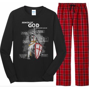 Armor Of God Ephesian 6:10-18 Long Sleeve Pajama Set