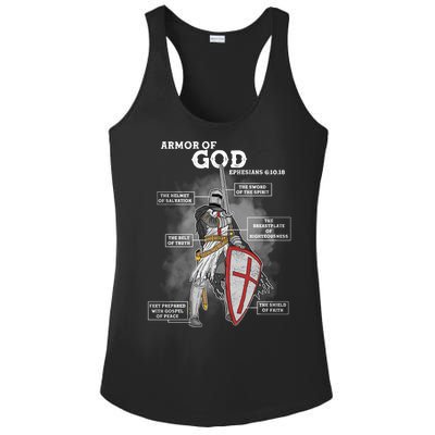 Armor Of God Ephesian 6:10-18 Ladies PosiCharge Competitor Racerback Tank