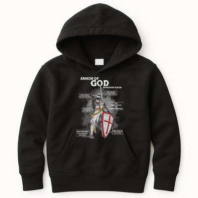 Armor Of God Ephesian 6:10-18 Kids Hoodie