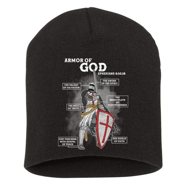 Armor Of God Ephesian 6:10-18 Short Acrylic Beanie