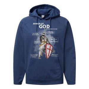 Armor Of God Ephesian 6:10-18 Performance Fleece Hoodie