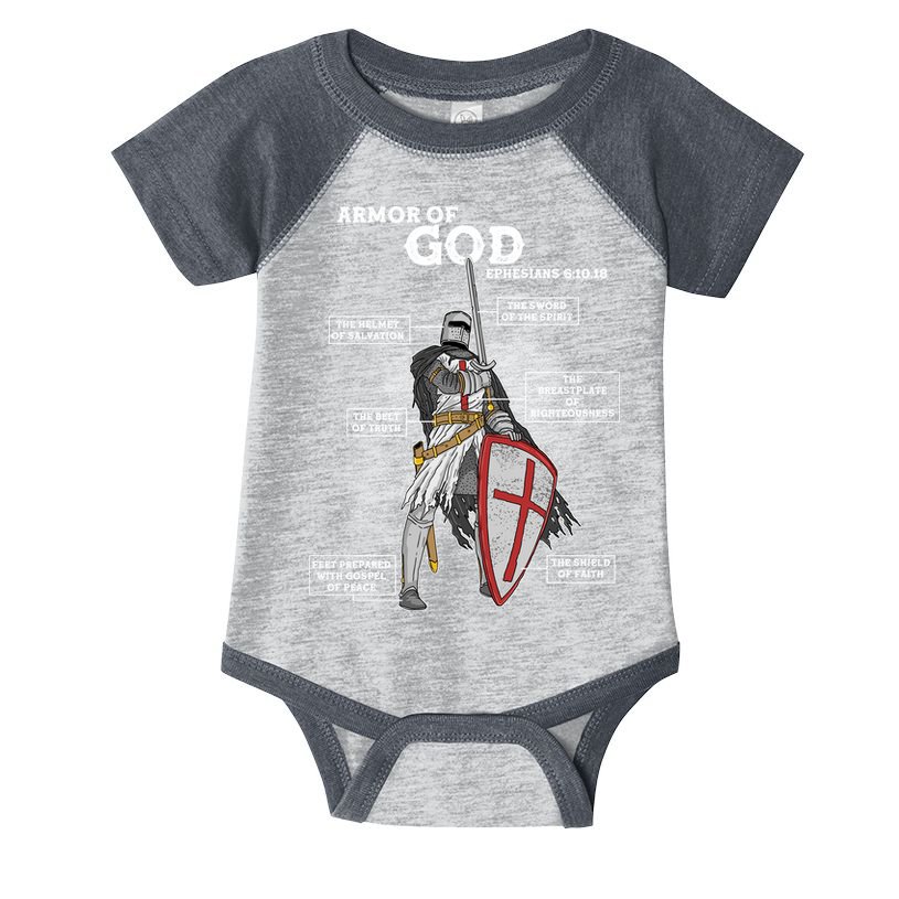 Armor Of God Ephesian 6:10-18 Infant Baby Jersey Bodysuit