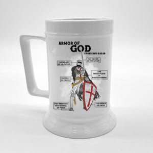 Armor Of God Ephesian 6:10-18 Beer Stein