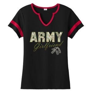 Army Girlfriend Ladies Halftime Notch Neck Tee